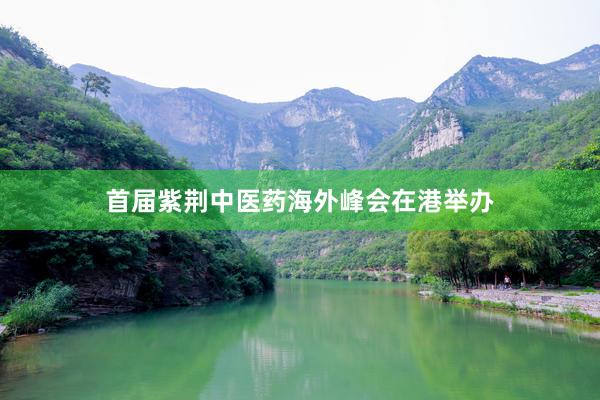 首届紫荆中医药海外峰会在港举办