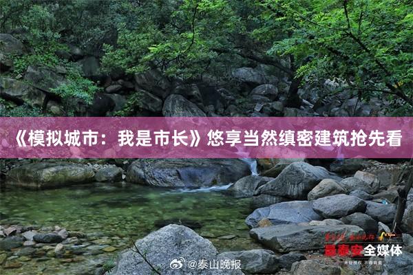 《模拟城市：我是市长》悠享当然缜密建筑抢先看