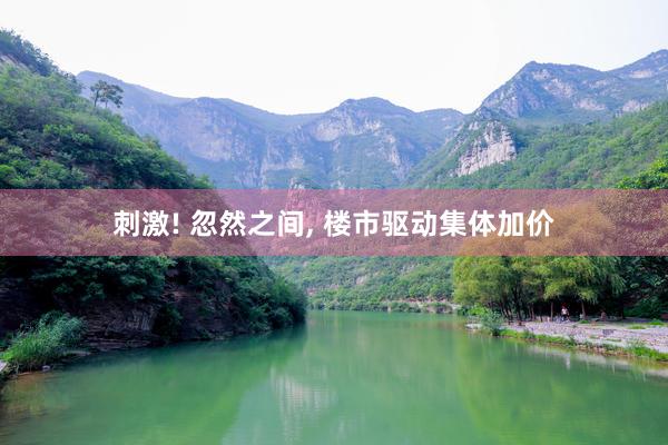 刺激! 忽然之间, 楼市驱动集体加价