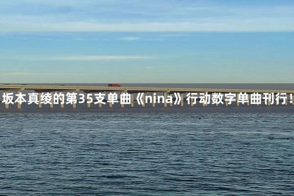 坂本真绫的第35支单曲《nina》行动数字单曲刊行！